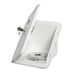 Fuel built-in compartment with lock - foto originale Osculati Srl