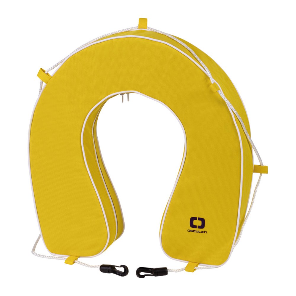 Soft horseshoe lifebuoy yellow PVC - foto originale Osculati Srl