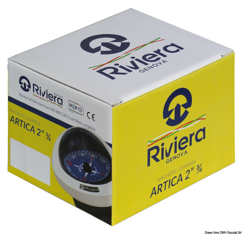 RIVIERA Vega BA1 compass w/ blue rose - foto originale Osculati Srl