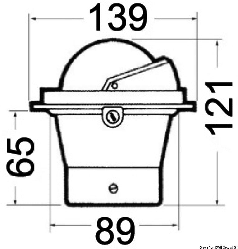 RIVIERA BH1/AV compass 3" - foto originale Osculati Srl