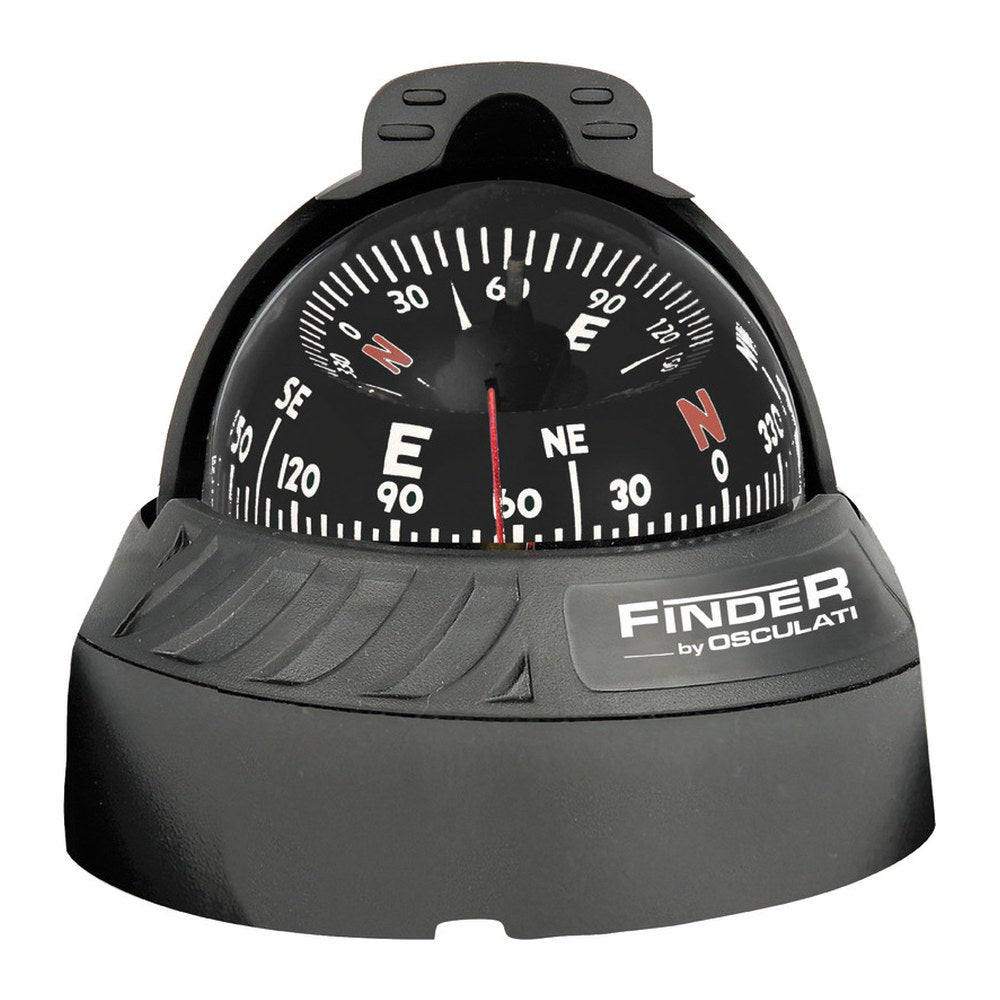Finder compass 2"5/8 top-mounted black/black - foto originale Osculati Srl