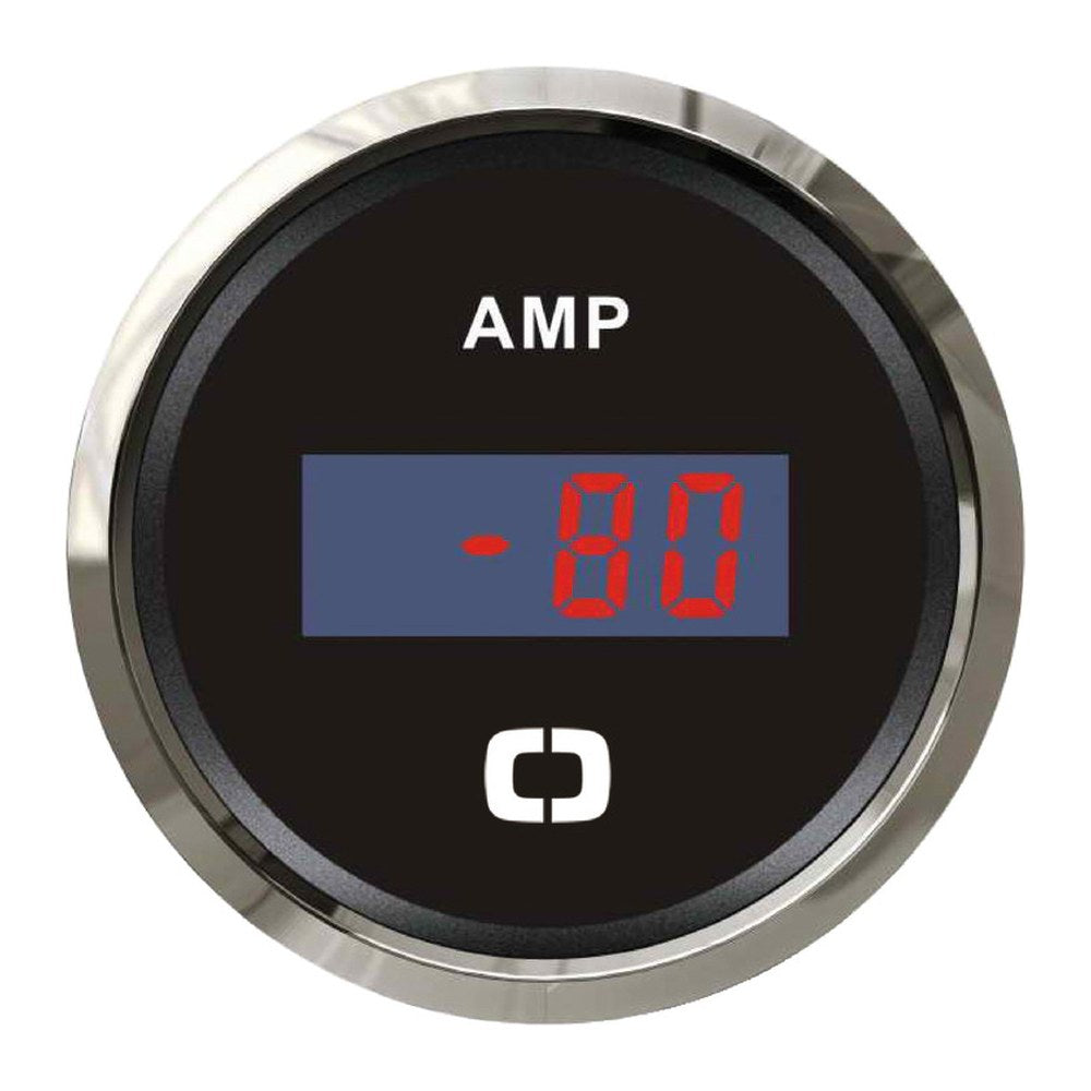 Digital ammeter w/shunt black/glossy - foto originale Osculati Srl