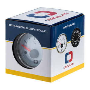 Revolution counter 0-8000 RPM black/glossy - foto originale Osculati Srl