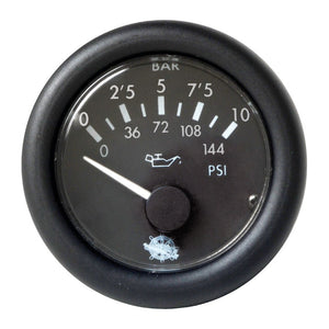 Guardian oil pressure gauge 0-10 bar black 24 V - foto originale Osculati Srl