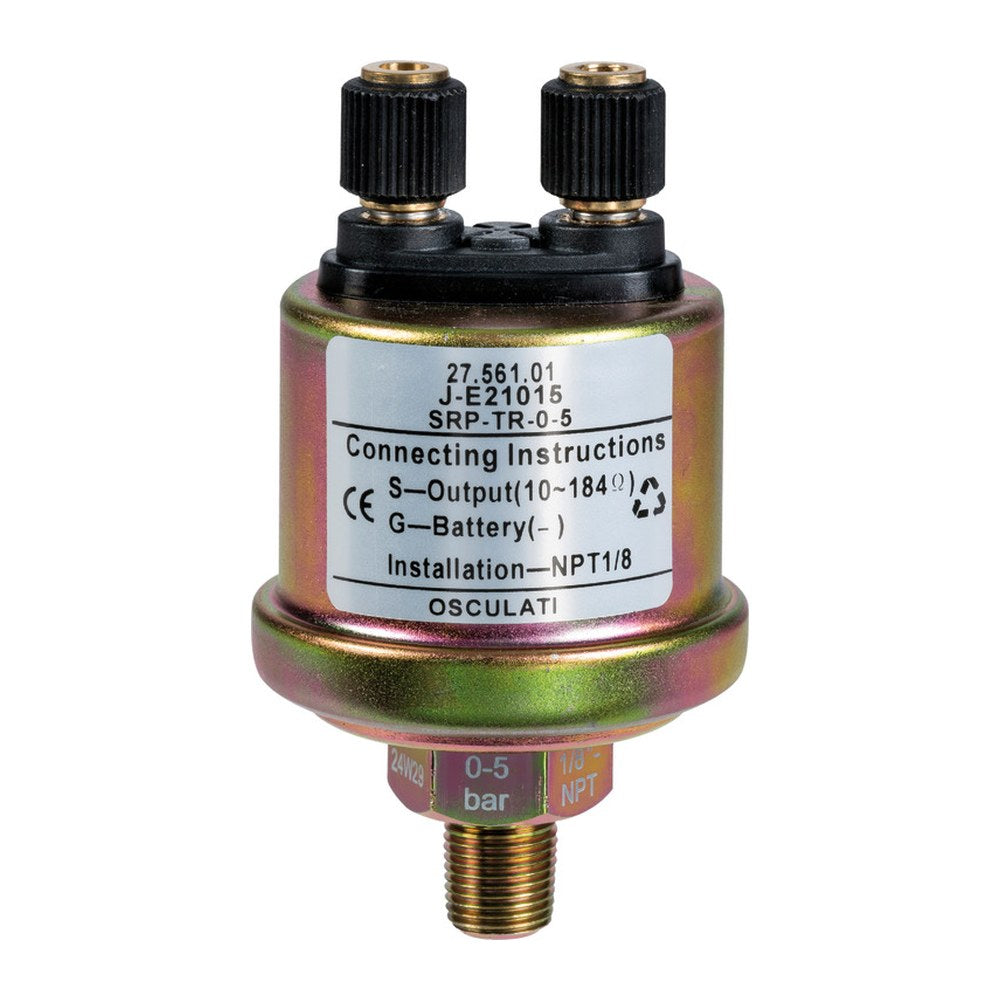 VDO oil pressure bulb 5 bar 1/8"-27 NPT insuleted poles - foto originale Osculati Srl