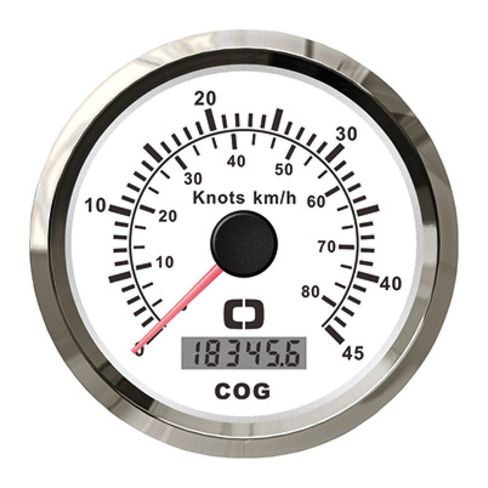 Speedometer w/GPS compass white/glossy - foto originale Osculati Srl
