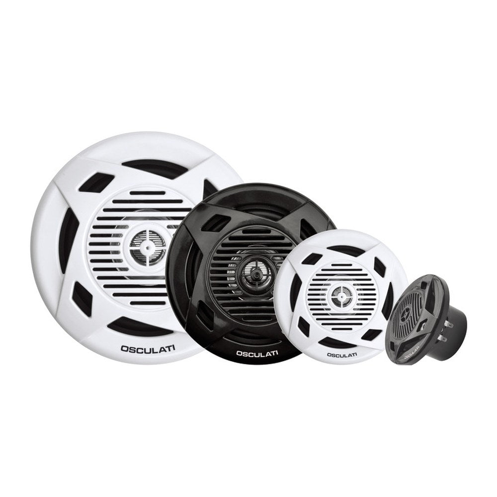 Pairs of dual cone loudspeakers 5.25" 2x40 W white - foto originale Osculati Srl