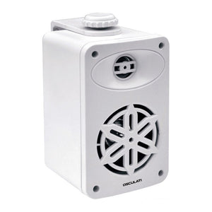 Pairs of 2-way loudspeakers f.interiors 3" - 2x80W - white - foto originale Osculati Srl