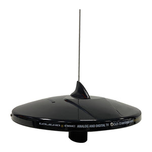 GLOMEX Talitha AGC/DAB AM-FM TV antenna black - foto originale Osculati Srl