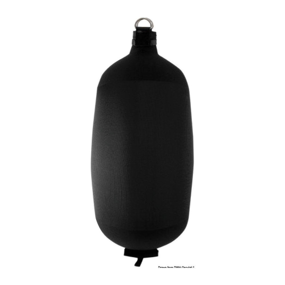 FENDERTEX C104 inflatable fender black - foto originale Osculati Srl