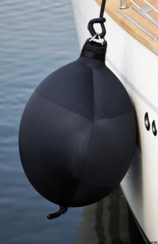 FENDERTEX S60 inflatable fender dark grey - foto originale Osculati Srl