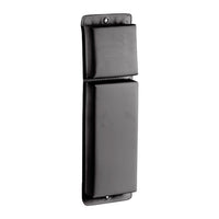 Pare-battage plat en PVC noir 870 mm