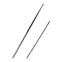 Mât de pavillon inox poli miroir avec boule 750 mm