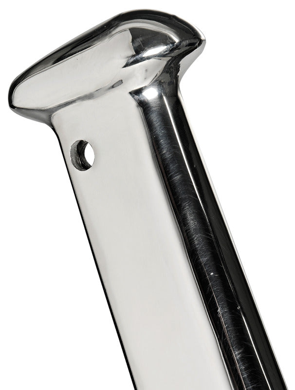 Mirror polished AISI316 flagstaff wing-shape610mm - foto originale Osculati Srl