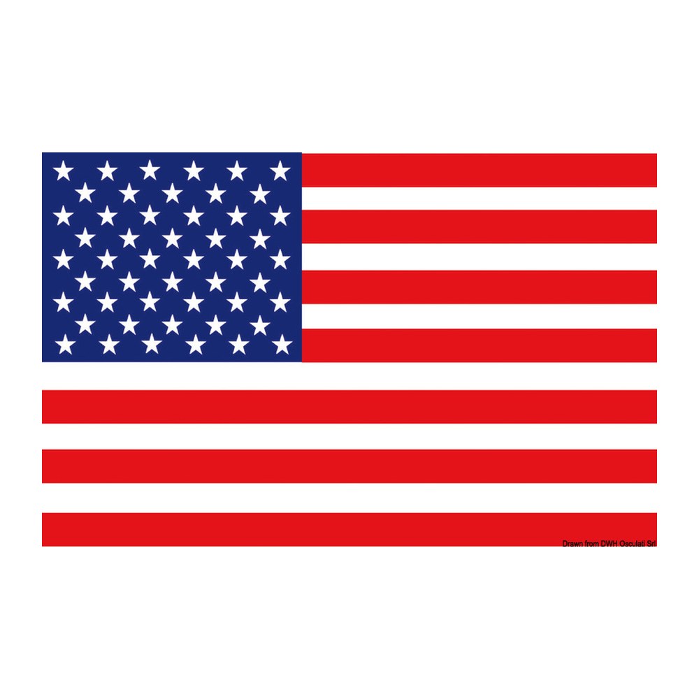 Flag USA 40 x 60 cm - foto originale Osculati Srl