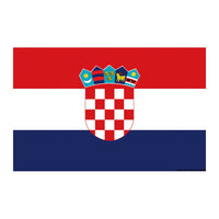 Bandera Croacia 40 x 60 cm