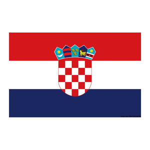 Flag Croatia 50 x 75 cm - foto originale Osculati Srl
