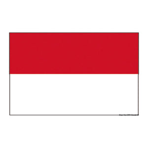Flag Principality of Monaco 50 x 75 cm - foto originale Osculati Srl