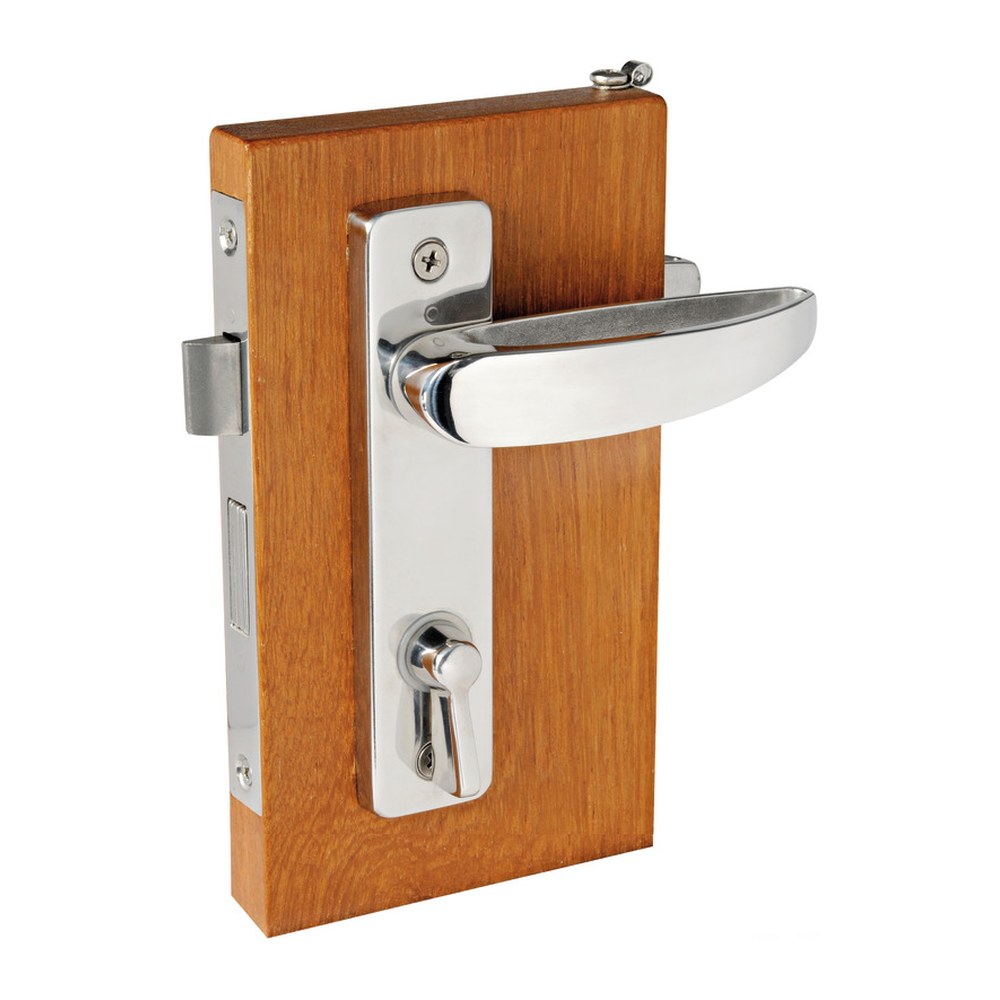 Lock for toilets and cabins internal right, external left - foto originale Osculati Srl