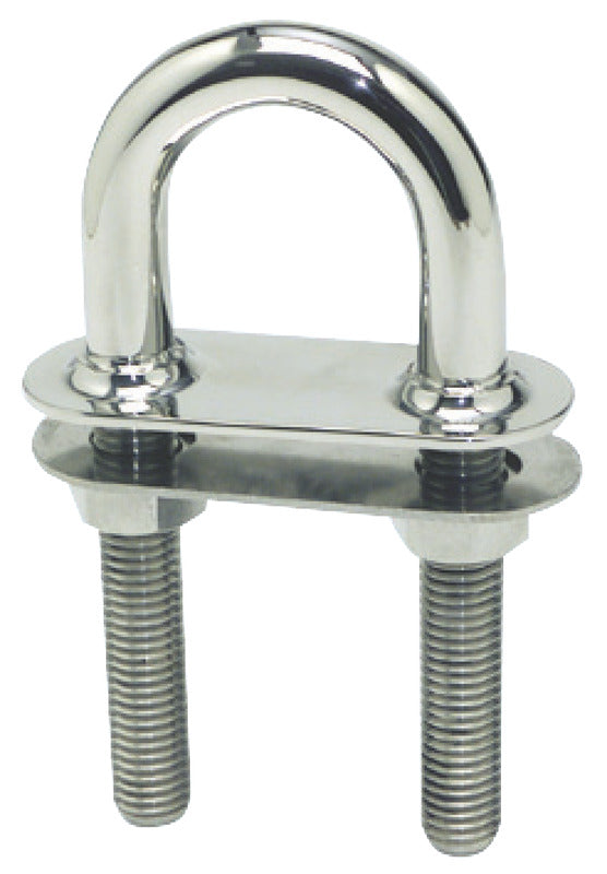 U-bolt conic fittings mirror-polished SS 166 x 12 - foto originale Osculati Srl