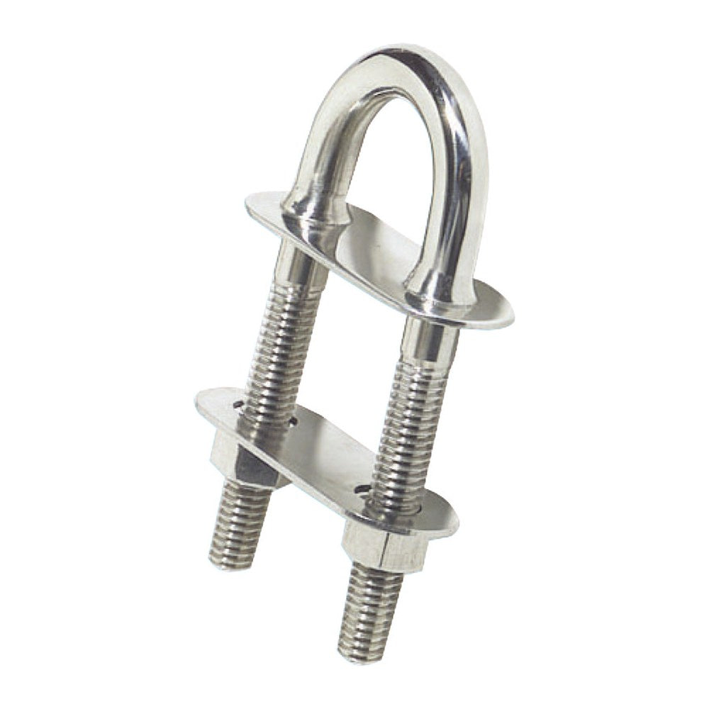 U-bolt conic fittings mirror-polished SS 200 x 15 - foto originale Osculati Srl