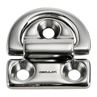 Pad eye 59x61 mm anello 8 mm carico di rottura 4000 kg