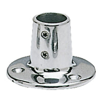 Base inox diritta 22 mm