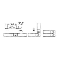 Cerniera per tubo 35x2 mm