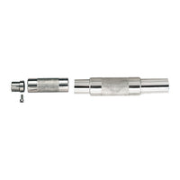 Telescopisch sluitscharnier met veer AISI316 35x2 mm