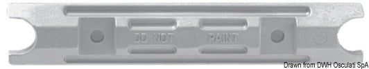 Tecnoseal Zinc rod anode for Yamaha und Mariner - foto originale Osculati Srl
