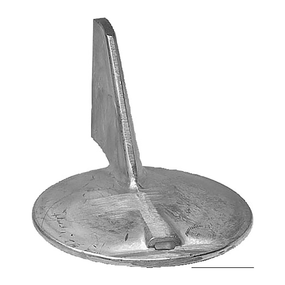 Tecnoseal Zinc fin anode counter-rotating left 100/220 HP - foto originale Osculati Srl