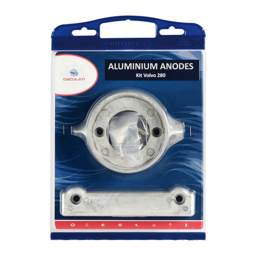 Osculati by Tecnoseal Anode kit for Volvo engines 280 zinc - foto originale Osculati Srl