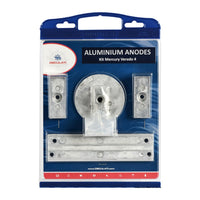 By Tecnoseal Kit anodi per Mercury 4 pz. alluminio