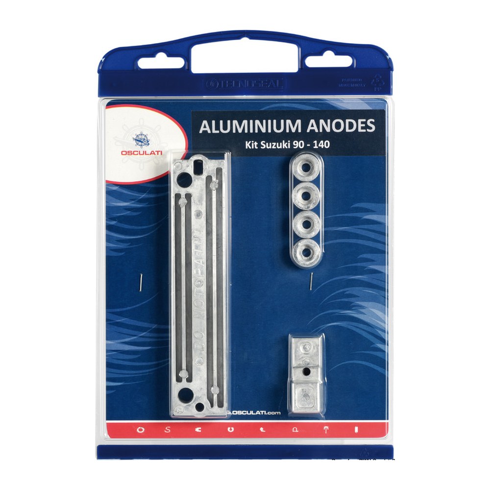 Osculati by Tecnoseal Anode kit Suzuki 90/140 HP magnesium - foto originale Osculati Srl