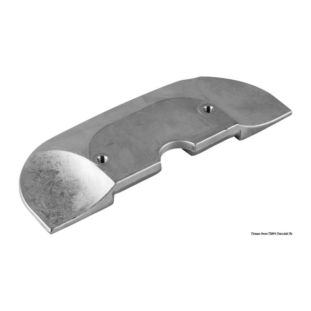 Tecnoseal Plate zinc anode for Alpha One in/outboards - foto originale Osculati Srl