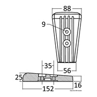 Tecnoseal Anodo alluminio Volvo DPR-DPH