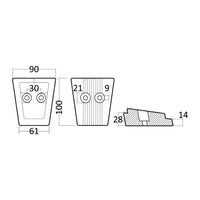 Tecnoseal Anodo magnesio piede Volvo SX/DPS