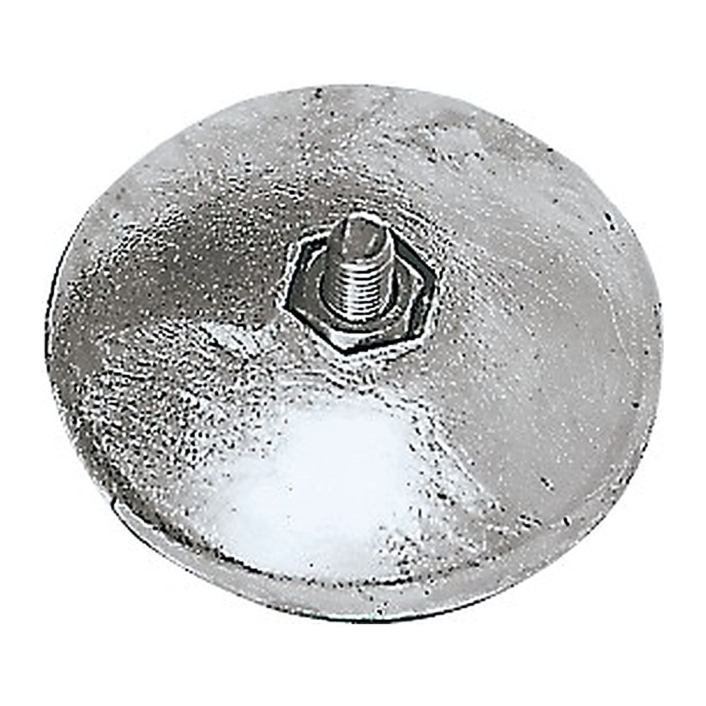 Tecnoseal Rose aluminium anode Ø 90mm 340 g heavy - foto originale Osculati Srl