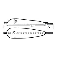 Tecnoseal Anodo da saldare 2500 g Alluminio