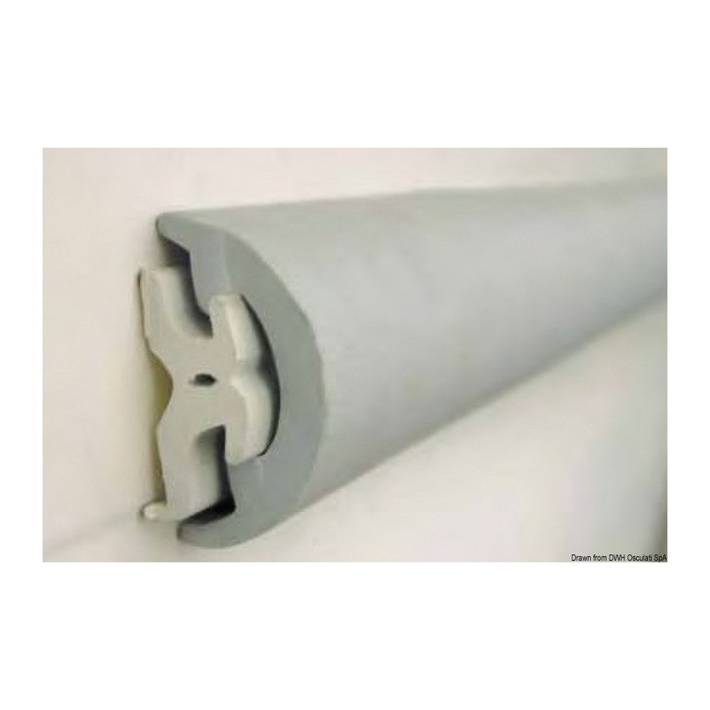 Tessilmare Only grey PVC fender profile 40 mm (pack of 24) - foto originale Osculati Srl