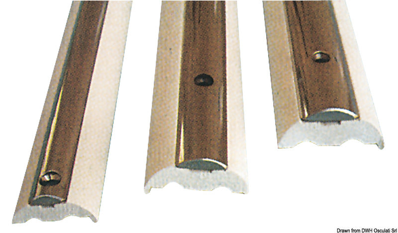 Tessilmare White PVC profile base 45 mm (pack of 24) - foto originale Osculati Srl