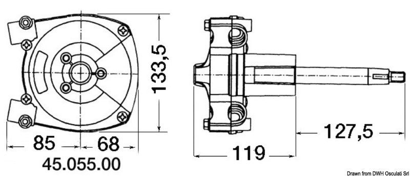 Ultraflex Control mech T71 - foto originale Osculati Srl