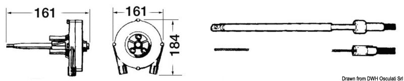 ULTRAFLEX steering system T85 - foto originale Osculati Srl