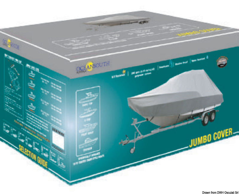 Oceansouth Jumbo made-to-measure cover grey 760/820 cm - foto originale Osculati Srl