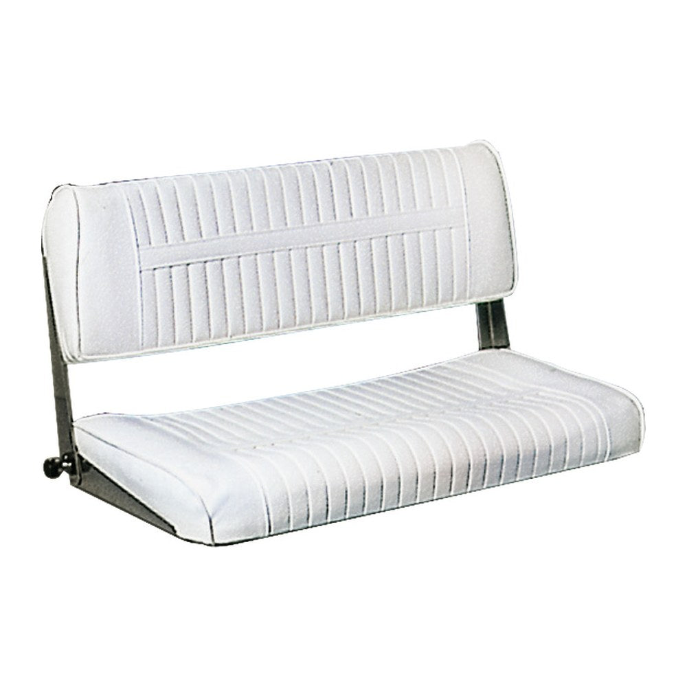Two-place seat w/foldable backrest 90x40 cm - foto originale Osculati Srl