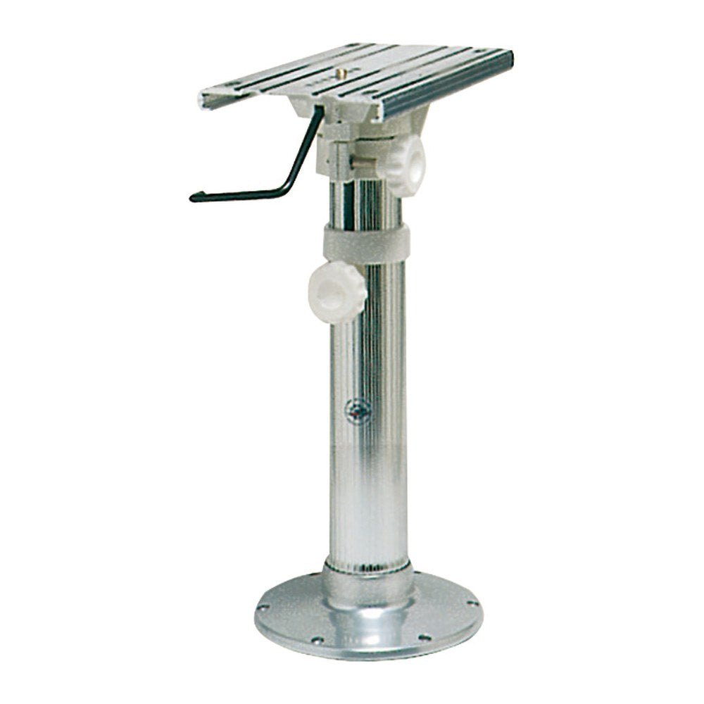 Pedestal w/swivel slide polished base 45-62 cm - foto originale Osculati Srl