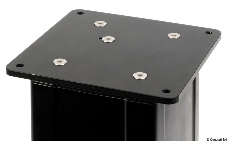 Three-stage electric table pedestal 24 V black - foto originale Osculati Srl