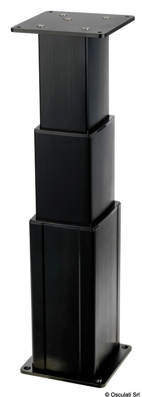 Three-stage electric table pedestal 24 V black - foto originale Osculati Srl