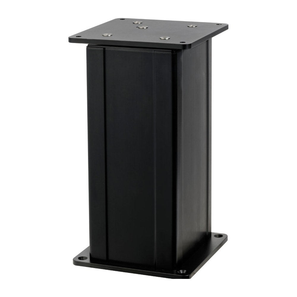 Three-stage electric table pedestal (378-778mm) 12 V black - foto originale Osculati Srl