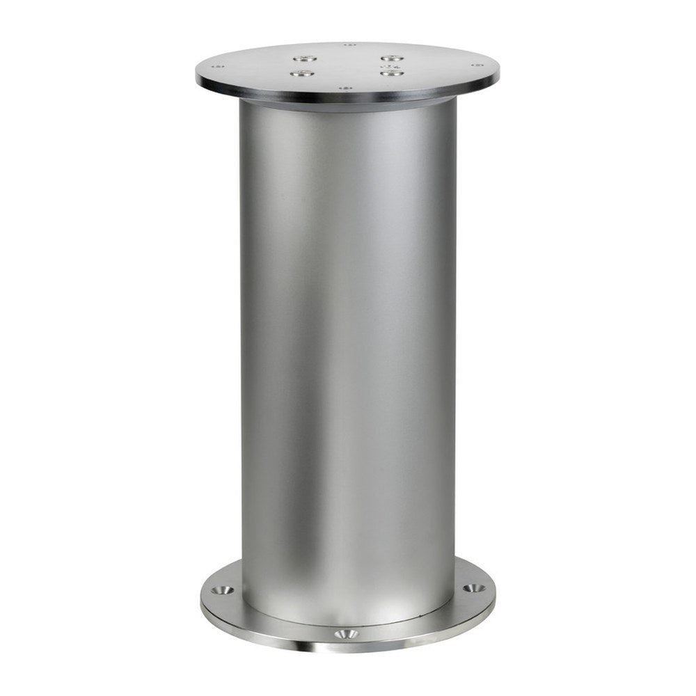 Three-stage anti-rotation round table pedestal (378-778mm) 12V silver - foto originale Osculati Srl